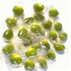 ลูกอมเจลลี่แบบลอกเปลือก <span class=keywords><strong>ขาย</strong></span>ส่งจำนวนมาก รสผลไม้ตามสั่ง 3 มิติ รสแมงโก้ พีช องุ่นเขียว องุ่นแดง ขนมขบเคี้ยวแบบลอกเปลือก สีสันสดใส - Product Image 4