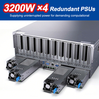 Serveur rack informatique nouvelle génération 7U 8 GPU pour IA, cloud, virtualisation, apprentissage profond, calcul haute performance, rendu, serveurs multi-CPU pour centre de données