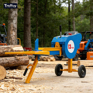 Fendeuse à <span class=keywords><strong>bois</strong></span> électrique portable <span class=keywords><strong>de</strong></span> 13 tonnes avec roues <span class=keywords><strong>de</strong></span> 8 pouces, facile à déplacer dans la cour ou sur le chantier - Product Image 6