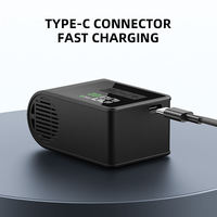 BL03 Brushless Mini Electric Bike Tire Pump LED Lighting Hand Pump with Valve Adapter for Inflating Bike Tires