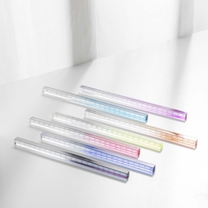 Regla Acrílica Transparente de 15 cm, <span class=keywords><strong>20</strong></span> cm, 30 cm, Regla Recta de Color Degradado, Herramientas de Medición para Estudiantes, Escuela, Hogar y Oficina con Centímetros - Product Image 1