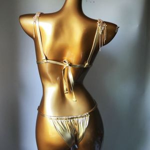 Traje <span class=keywords><strong>de</strong></span> Baño <span class=keywords><strong>de</strong></span> Lujo con Cristales <span class=keywords><strong>para</strong></span> <span class=keywords><strong>Fiesta</strong></span> en Discoteca, Bikini <span class=keywords><strong>de</strong></span> Diseño Único con Pedrería Brillante - Product Image 4