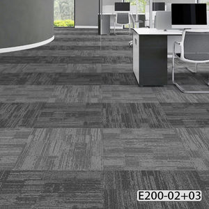 กระเบื้องพรมสำนักงานเชิงพาณิชย์ที่เป็นมิตรกับสิ่งแวดล้อมแบบทันสมัย ทำจากโพลีโพรพิลีนแบบไม่ถักทอ ลายสี่เหลี่ยม สำหรับห้องนั่งเล่น ห้องครัว และโรงแรม - Product Image 2