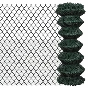 Malla de Alambre de Hierro Recubierta de PVC de 6 Pies, Galvanizada por Inmersión en Caliente, <span class=keywords><strong>para</strong></span> Cercas de Campos Deportivos, Venta al Por Mayor - Product Image 4