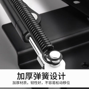 Accessoires de quincaillerie pour tabouret pliant Kaishengxi, acier laminé à froid noir, amortisseur hydraulique, fermeture automatique, utilisation en intérieur - Product Image 5