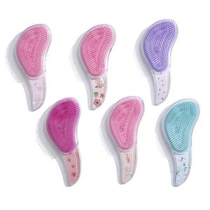 Nouveau peigne transparent de dessin animé, peigne de massage, peigne à cheveux en plastique mignon pour enfants avec coussin d'air, produits en plastique - Product Image 6