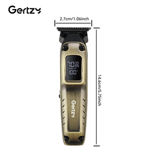 Электрический перезаряжаемый триммер для бороды из нержавеющей стали с английским дисплеем для использования в отелях, на улице, дома и в автодомах - Product Image 4