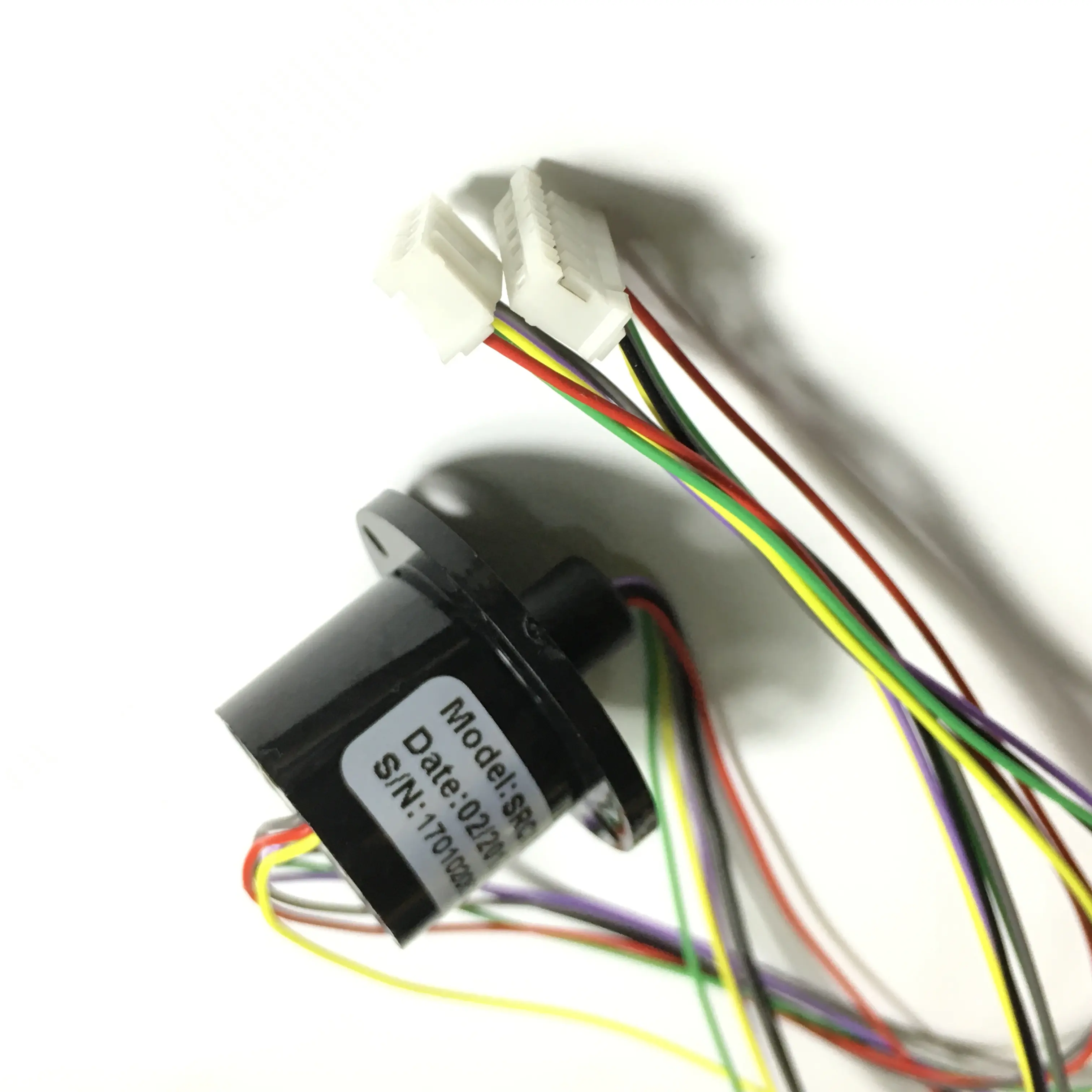 Taidacent-conector de junta deslizante conductora, conector eléctrico de anillo deslizante giratorio de 12 vías, 2 contacto, chapado en oro, tipo de tapa SRC022