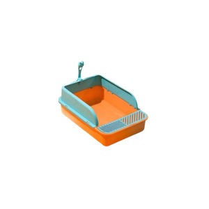 Extra Large Semi-Enclosed Cat Litter <b>Box</b> for Kittens - <b>Removable</b> with High Edges to Prevent Splashing - Product Image 5