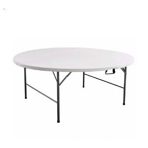 4ft giá rẻ dã ngoại ngoài trời gấp bảng với kim loại gấp chân xách tay nhựa tròn gấp Bàn và ghế cho tổ chức sự kiện - Product Image 4