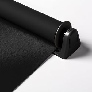 Persiana enrollable opaca, sin perforaciones, 90 x 130 cm, negra, persiana enrollable con sujeción lateral <span class=keywords><strong>para</strong></span> <span class=keywords><strong>ventanas</strong></span> y puertas - Product Image 3