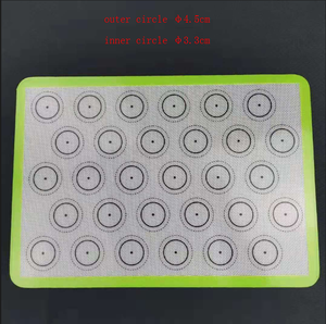 Tapis de cuisson en Silicone pour macaron, <span class=keywords><strong>30</strong></span> cercles, 16.5x11.8 pouces - Product Image 4