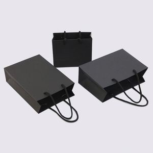 OEM Custom Printed <b>White</b> <b>Paper</b> Carrier <b>Bag</b> Cardboard Design With Handles for Supermarket and Food Outer Packaging - Product Image 5