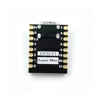 Carte de développement HT ESP32-C3 SuperMini, MCU monocœur RISC-V, WiFi BLE, faible consommation d'énergie, 5V 5A pour projet IoT DIY