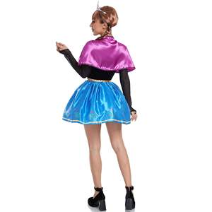 Costumes de princesse de conte de fées pour Halloween, anime Anna <span class=keywords><strong>Elsa</strong></span>, costumes de princesse pour adultes, costume de cosplay de la <span class=keywords><strong>reine</strong></span> <span class=keywords><strong>des</strong></span> neiges, déguisement de mascarade - Product Image 2