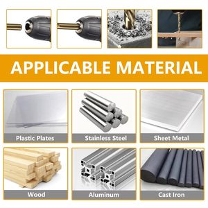 Juego de cobalto 2025 19 piezas, brocas HSS M2, punto de separación de 135 °, juego de brocas de metal - Product Image 4