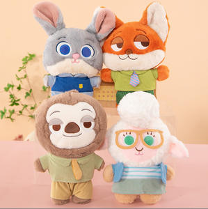 Peluche de Nick Fox de Zootopia, Muñeco de Peluche de <span class=keywords><strong>Judy</strong></span> en Posición Sentada con Relleno de Algodón PP, Regalo de Cumpleaños para el Mejor Amigo - Product Image 4