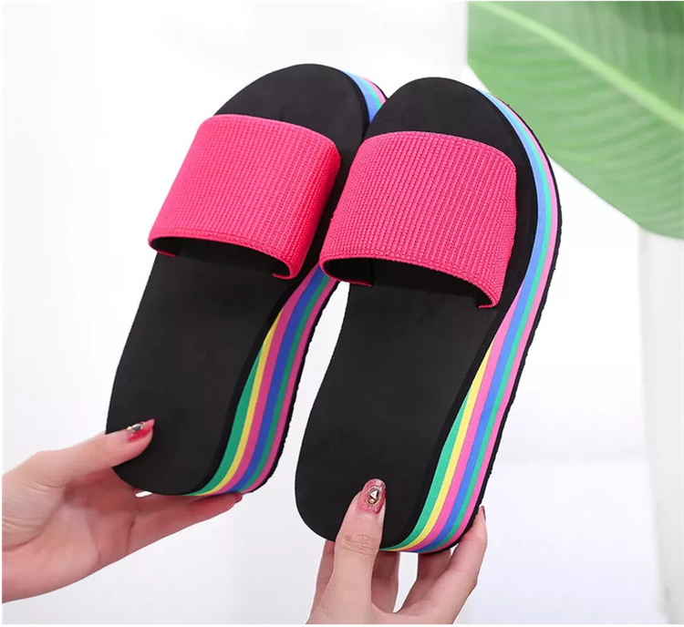 Arcobaleno rosa caldo (tacco 6.5cm)