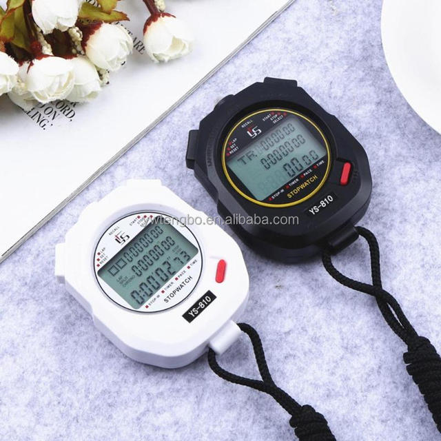 Professional Portable Outdoor Sports Handheld Training Timer Digital Stopwatch Chronograph Watch for Running Electronic Type