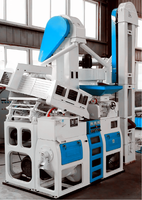 15 t/jour Machine automatique de blanchiment du riz pour le traitement des céréales Prix du moulin à riz Fraiseuses à riz combinées