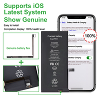 Batterie de remplacement authentique certifiée CE pour iPhone 11 12 13 14 15 16 Pro Max – Batteries d'origine 100 % fonctionnelles, résolvant le problème du message pop-up