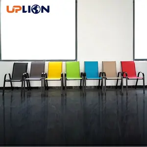 Uplion Popular Furniture Garden Hot Sale Knock Down Metal Frame Dining Chairs
