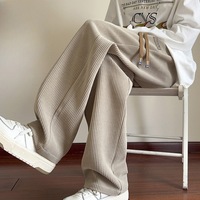 Pantalons longs respirants et amples pour hommes pour l'automne et l'hiver, chaleur et confort, pantalons de sport décontractés à jambes droites et larges pour hommes