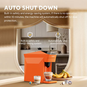 Machine à café expresso semi-automatique, pompe 19 bars, chauffage rapide NTC, acier inoxydable, portable, électrique, 4 en 1, capsule, réservoir de 800 ml - Product Image 5