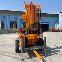 Foreuse portable pour puits d'eau résidentiels, profondeur 300M, pour forage de puits et sondages