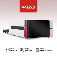 Machine de découpe laser à fibre haute puissance avec plateforme d'échange intégrée pour la découpe de métaux