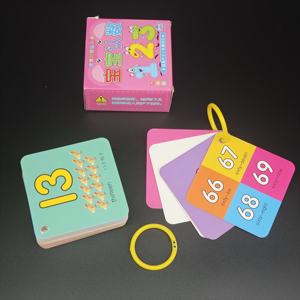 Tarjetas Flash <span class=keywords><strong>para</strong></span> niños pequeños y niños | Tarjetas educativas aprobadas por el instructor <span class=keywords><strong>para</strong></span> niños en edad <span class=keywords><strong>preescolar</strong></span> con anillo - Product Image 3