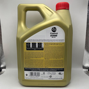 รับประกันคุณภาพ น้ำมันเครื่องสังเคราะห์แท้ CF/SN <span class=keywords><strong>5W40</strong></span> C3 รุ่นยุโรป 4 ลิตร 15F7D6 4008177188589 สำหรับ <span class=keywords><strong>Castrol</strong></span> EDGE - Product Image 3