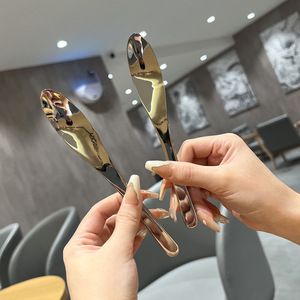 304 Stainless Steel Meat Scoop Easy Release Kitchen Filling Spoon For Ice Cream And Dumpling Making - Product Image 2