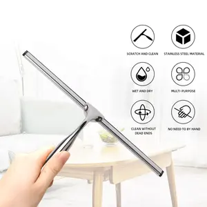 <span class=keywords><strong>Hot</strong></span> Bán Dài Xử Lý Xe Kính Cửa Sổ Cleaner Tắm Làm Sạch Thép Không Gỉ Cửa Sổ <span class=keywords><strong>Squeegee</strong></span> Wiper Với Móc - Product Image 5