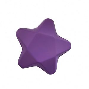Jouets promotionnels personnalisés colorés avec logo, balle anti-stress en mousse PU en forme d'étoile - Product Image 3