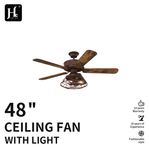 Factory wholesale 122cm indoor farmhouse <b>ceiling</b> fan with LED <b>light</b> and <b>remote</b> <b>control</b> 153 full copper metal motor air cooling - Product Image 2