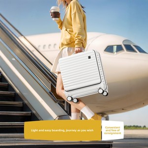 Valise à roulettes compacte en ABS à ouverture latérale, 18 pouces, <span class=keywords><strong>bagage</strong></span> <span class=keywords><strong>cabine</strong></span>, 16 pouces, unisexe, étanche - Product Image 3