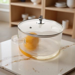 Casserole en verre résistant à la chaleur avec couvercle, personnalisable pour les cadeaux d'entreprise et les promotions - Product Image 2