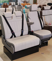 Lit pliant de luxe LXRV personnalisé à trois places avec Isofix pour camping-car, caravane, motorhome, fourgon aménagé, MPV