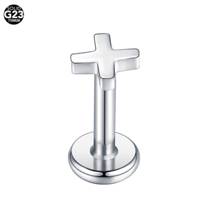 Perno de <span class=keywords><strong>labio</strong></span> de titanio personalizado, <span class=keywords><strong>Piercing</strong></span> de Labret con rosca interna cruzada de moda, CZ, pendientes de tuerca para cartílago de oreja, para <span class=keywords><strong>el</strong></span> cuerpo <span class=keywords><strong>Piercing</strong></span>, joyería - Product Image 1