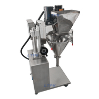 Machine de remplissage de poudre à vis doseuse commerciale avec trémie de mélange de 50 L pour café, épices, assaisonnements, poivre en pot