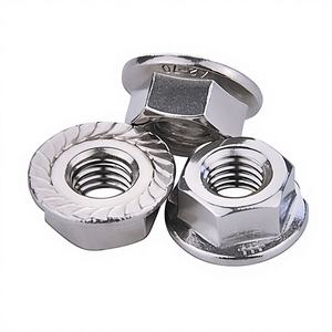ชุดน็อตล็อคหัวหกเหลี่ยม DIN6923 พร้อมน็อต <span class=keywords><strong>T</strong></span> ขนาด M10 ชุบสังกะสี ผลิตจากสแตนเลส สำหรับงานเหมือง ระบบเมตริก - Product Image 1