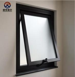 Fenêtre à auvent en alliage d'aluminium au design moderne, double vitrage, étanche, à ouverture par le haut, pour usage résidentiel - Product Image 3