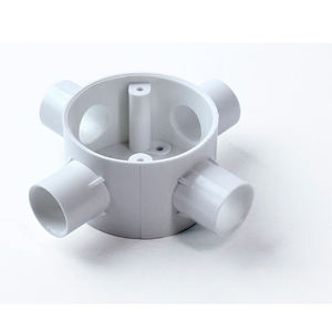 Boîte de jonction ignifuge AC BJ 4 en PVC blanc, résistante aux flammes, pour conduites de 20 mm à 50 mm - Product Image 2