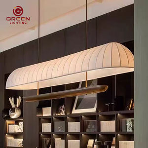 Lámpara de techo de araña de tela <span class=keywords><strong>rectangular</strong></span> moderna para mesa de comedor o <span class=keywords><strong>cocina</strong></span> para uso en hoteles - Product Image 1