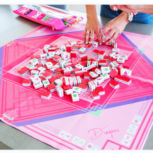 Elegante Tapete <span class=keywords><strong>de</strong></span> Mahjong Portátil con Bolsa <span class=keywords><strong>de</strong></span> Almacenamiento <span class=keywords><strong>de</strong></span> Lona con Cordón - Product Image 2