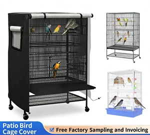 ผ้าคลุมกรงนกแบบปรับได้ ใช้ได้กับกรง 3 ชั้นส่วนใหญ่ วัสดุซักได้ กันน้ำ กันลม ใช้ได้ทั้งภายในและภายนอกอาคาร - Product Image 2