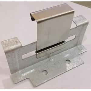 Vietnam Metric Galvanized Accessory Clamp Brackets High Quality <b>Fasteners</b> 40x40x25mm Silver Sheet Metal Clips - Product Image 2