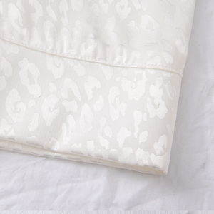 Huoyoung Bộ đồ mặc nhà tùy chỉnh cho nữ bộ đồ ngủ bằng lụa <span class=keywords><strong>satin</strong></span> in da báo 2 món đồ ngủ dệt mềm mại cho mùa hè - Product Image 6