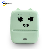 Imprimante thermique portable sans encre Bluetooth, mini imprimante d'étiquettes intelligente sans fil de poche personnalisée